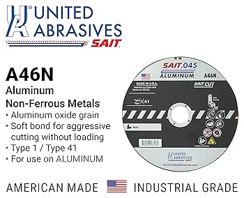 Amazon.com: United Abrasives- SAIT 23314 Type 1 4-1/2-Inch x